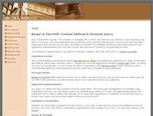 Tablet Screenshot of berger-thornhill.com